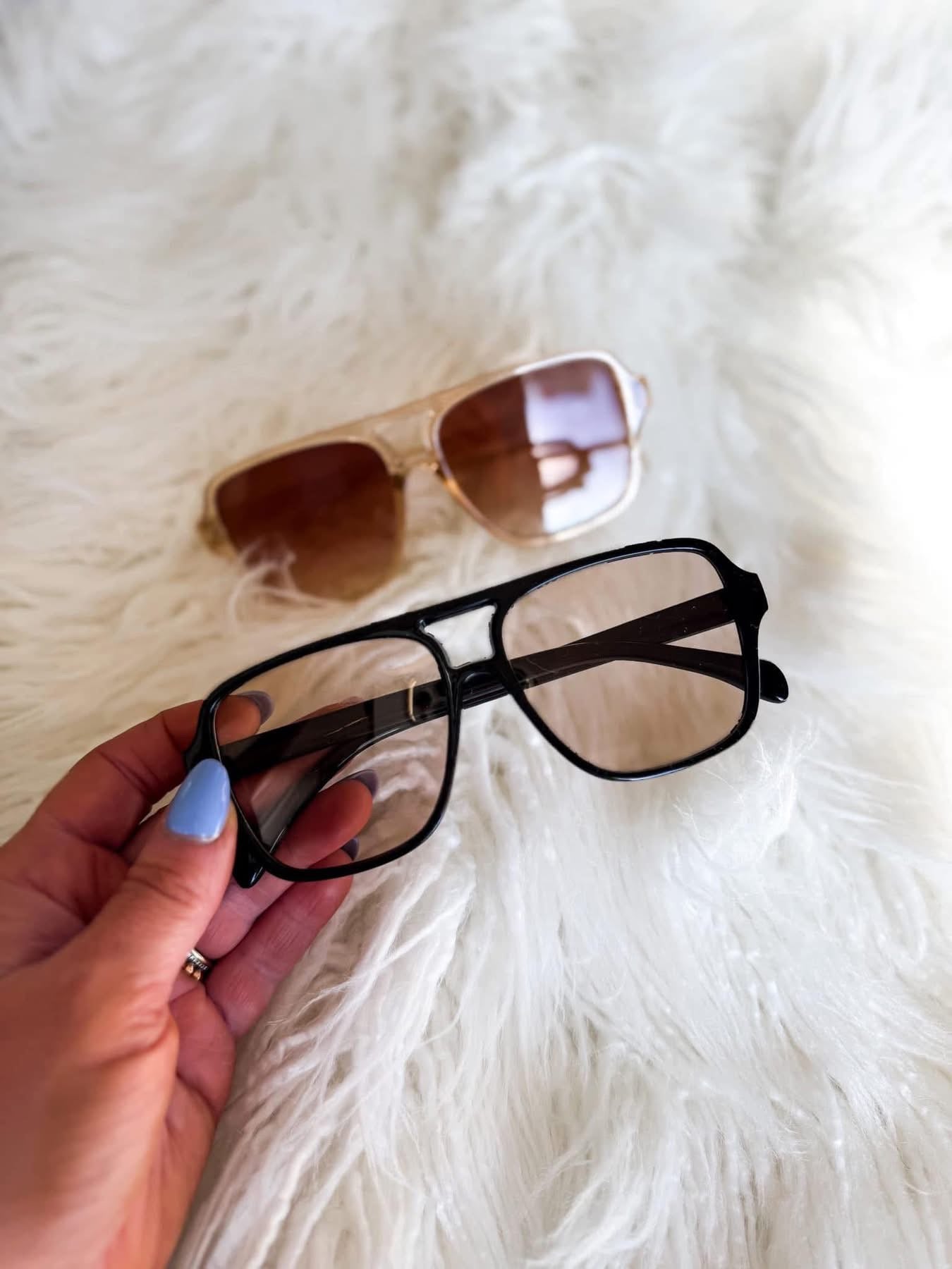 Black Lacey Sunglasses