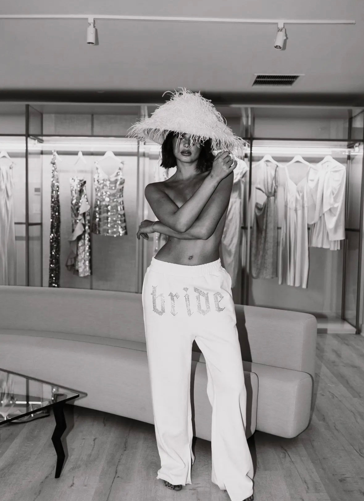 Bride Rhinestone SweatPants