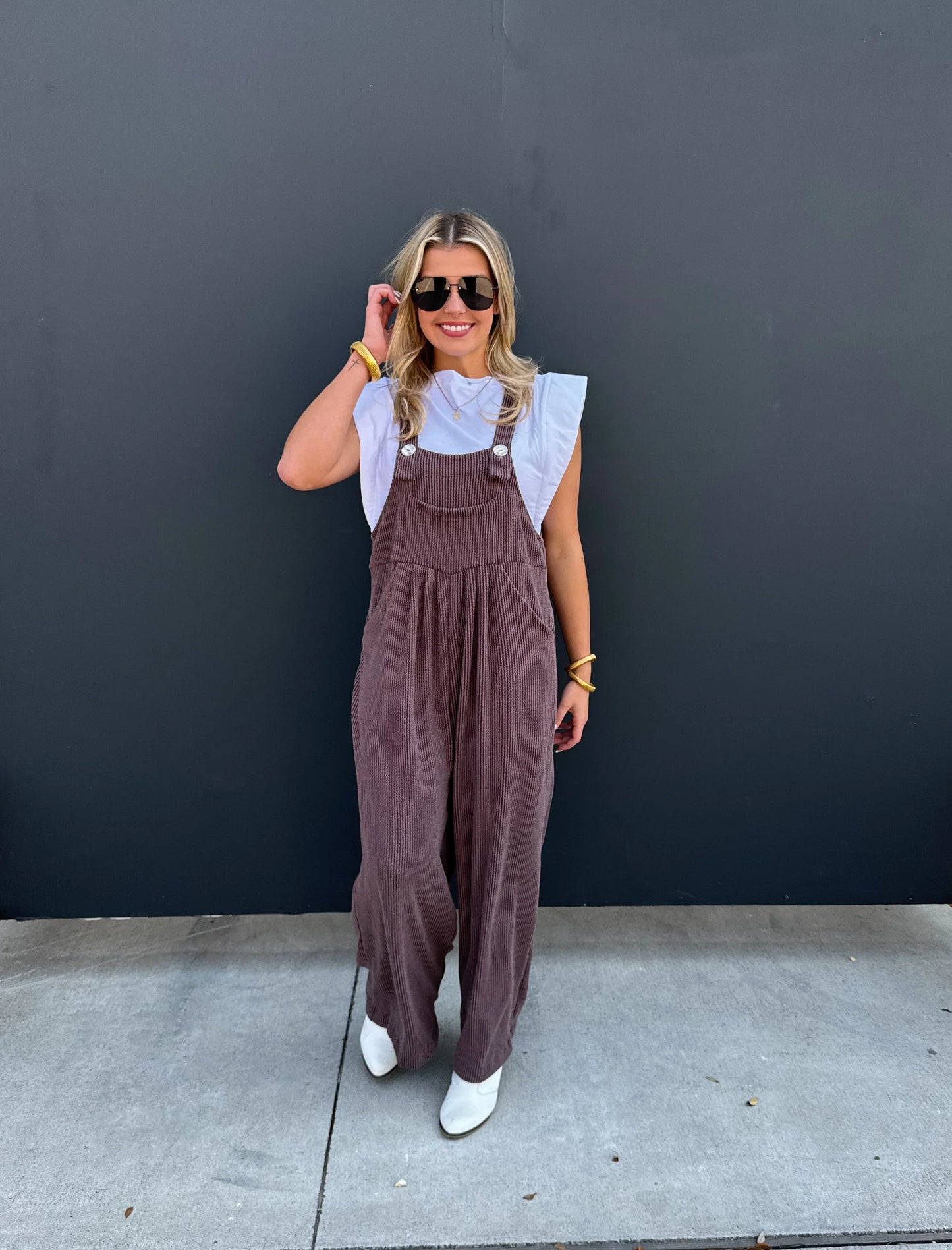 Brown Overalls